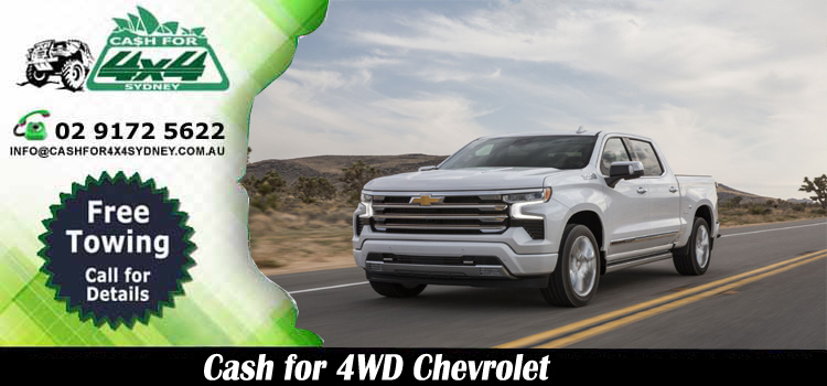Cash For 4WD Chevrolet